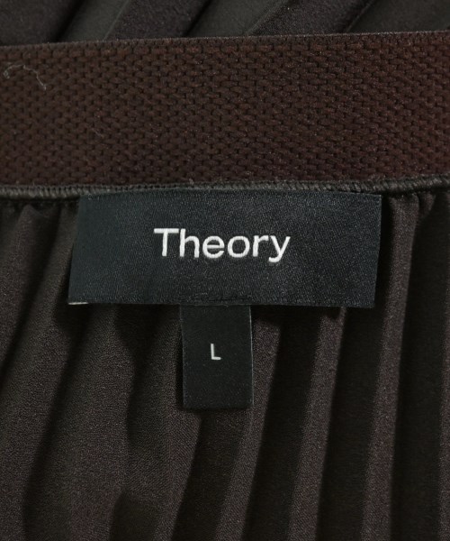 Theory（セオリー）ロング・マキシ丈スカート 茶 サイズ:L レディース/2200657832988