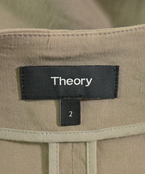 Theory（セオリー）ノーカラージャケット ベージュ サイズ:2(M位) レディース/2200652978025