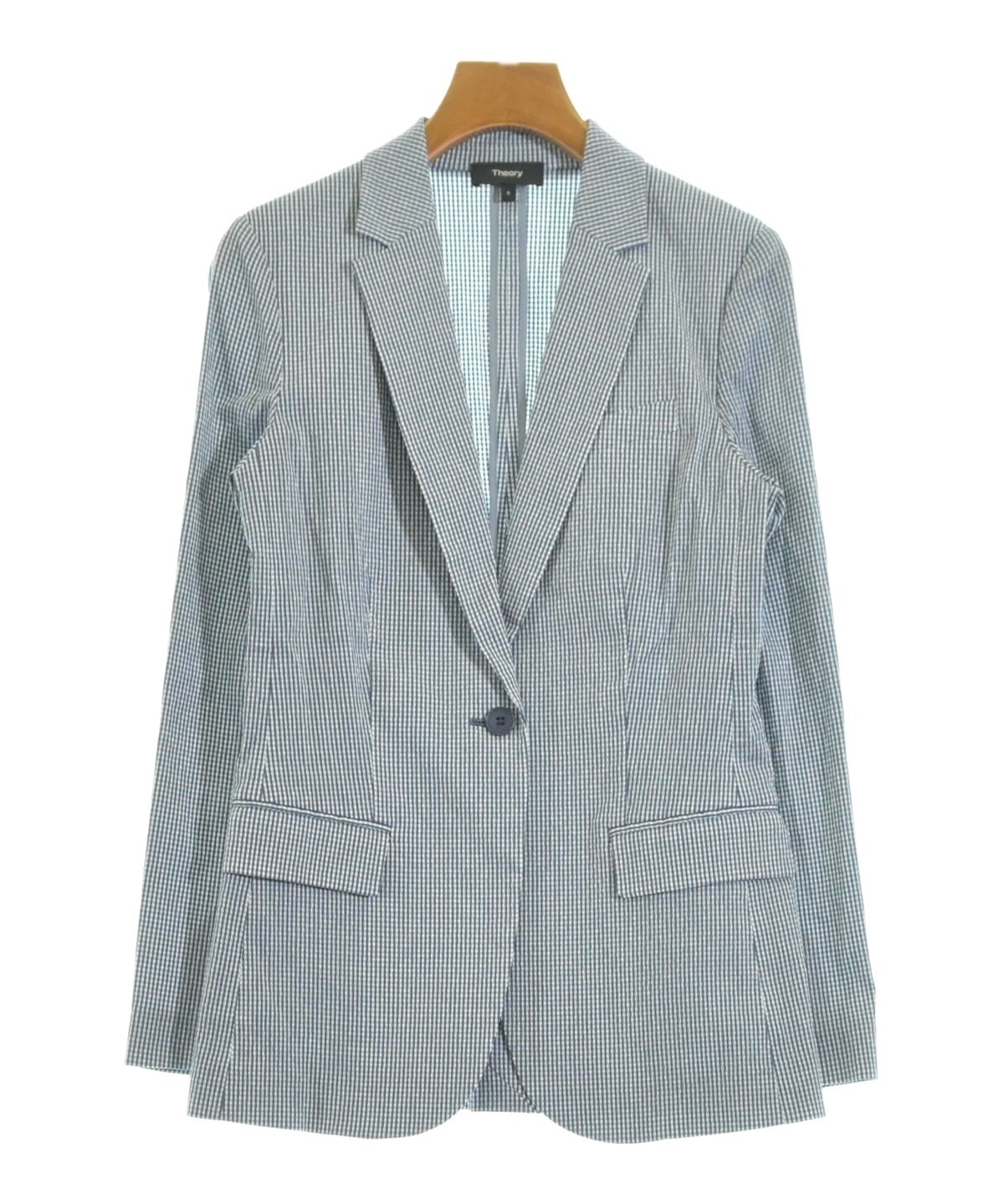 Theory（セオリー）カジュアルジャケット 青 サイズ:0(S位) レディース