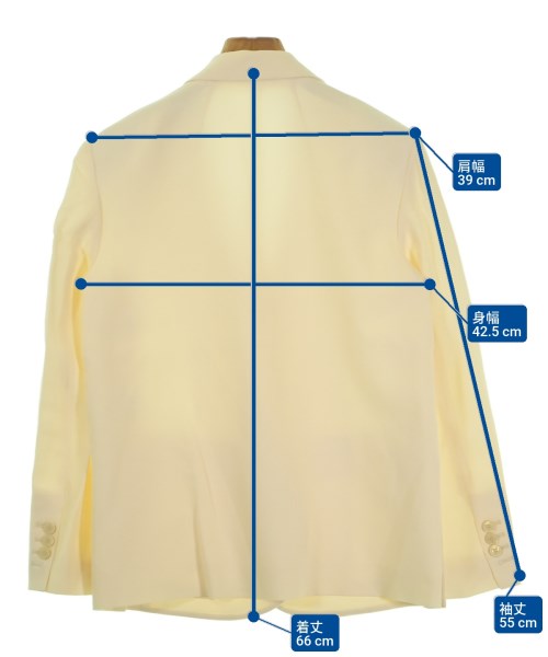 Theory（セオリー）テーラードジャケット 白 サイズ:2(M位) レディース/2200652978056