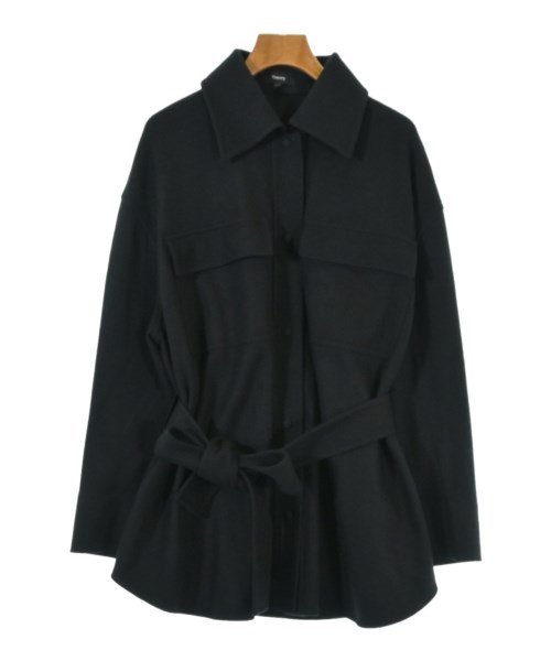 Theory(セオリー)カジュアルシャツ 黒 サイズ:S/2200655134206