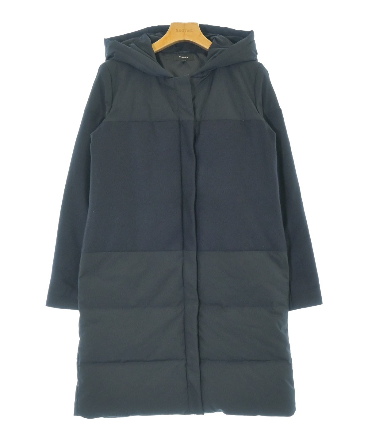 Theory（セオリー）ダウンコート 紺 サイズ:P(XS位) レディース