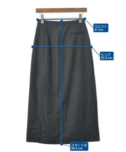 Theory（セオリー）ロング・マキシ丈スカート グレー サイズ:0(S位) レディース/2200659527066