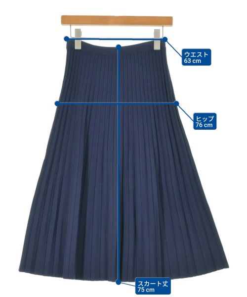 Theory（セオリー）ロング・マキシ丈スカート 紺 サイズ:S レディース/2200656604166