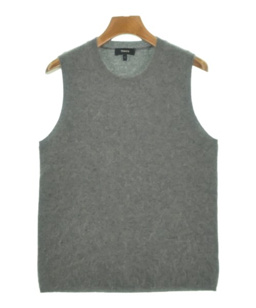 Theory(セオリー)ベスト/ノースリーブ グレー サイズ:S/2200659784025