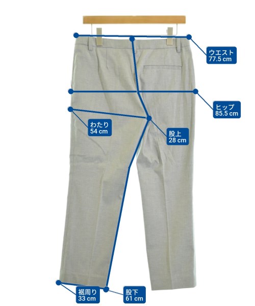 Theory（セオリー）スラックス グレー サイズ:6(XL位) レディース/2200662345176