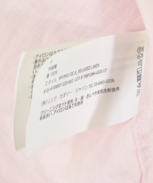 Theory（セオリー）カジュアルシャツ ピンク サイズ:S メンズ/2200709731078