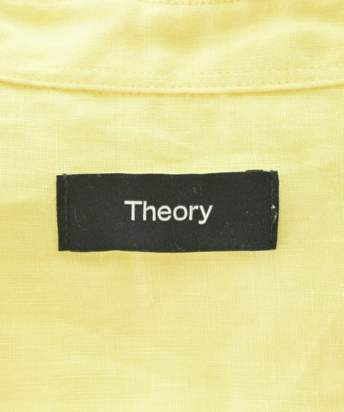 Theory（セオリー）カジュアルシャツ 黄 サイズ:XS メンズ/2200709731085