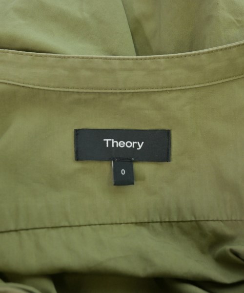 Theory（セオリー）シャツワンピース カーキ サイズ:0(S位) レディース/2200707993065