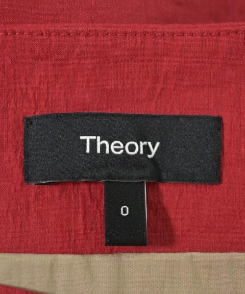 Theory（セオリー）ブラウス 赤 サイズ:0(S位) レディース/2200712129022