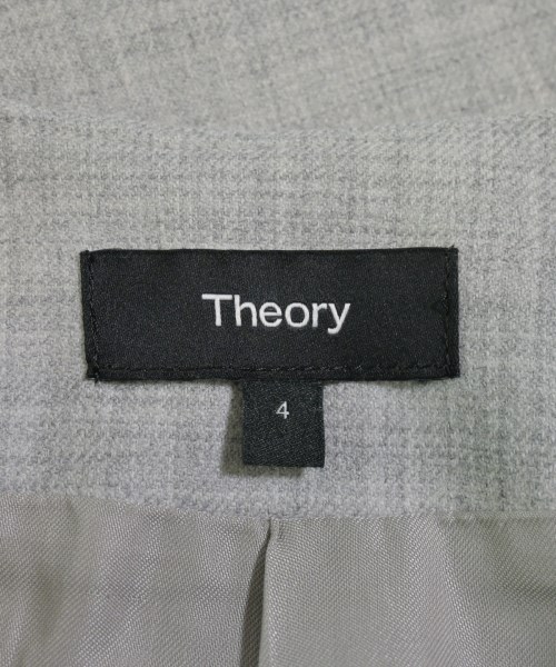 Theory（セオリー）ノーカラージャケット グレー サイズ:4(L位) レディース/2200710221018
