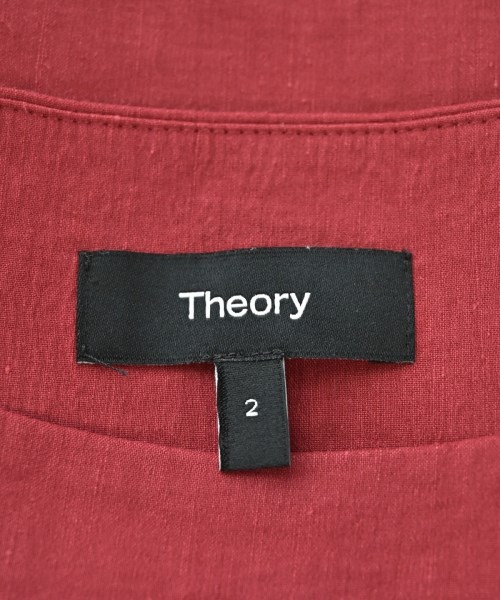 Theory（セオリー）ブラウス 赤 サイズ:2(M位) レディース/2200710381095