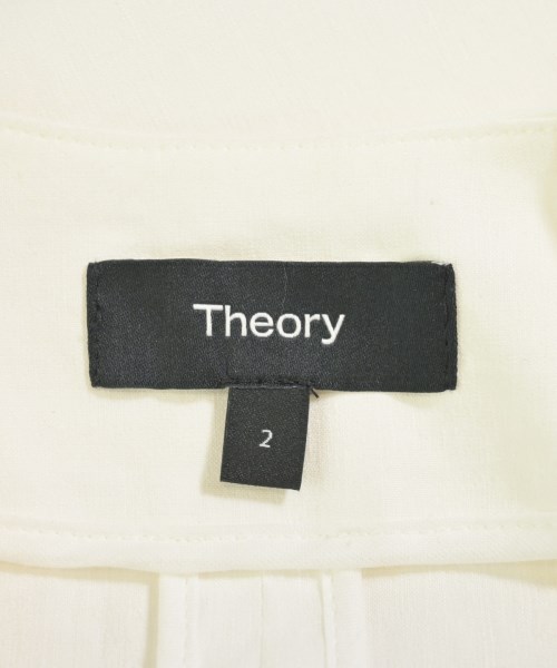 Theory（セオリー）ノーカラージャケット 白 サイズ:2(M位) レディース/2200702054037