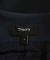 Theory（セオリー）ノーカラージャケット 紺 サイズ:2(M位) レディース/2200714294018