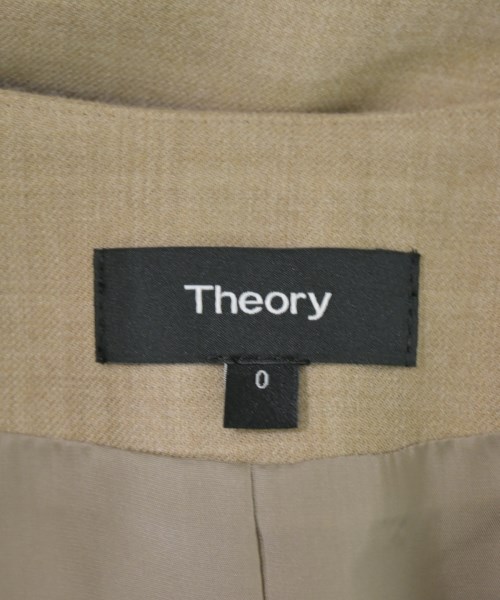 Theory（セオリー）ノーカラージャケット ベージュ サイズ:0(S位) レディース/2200716760030