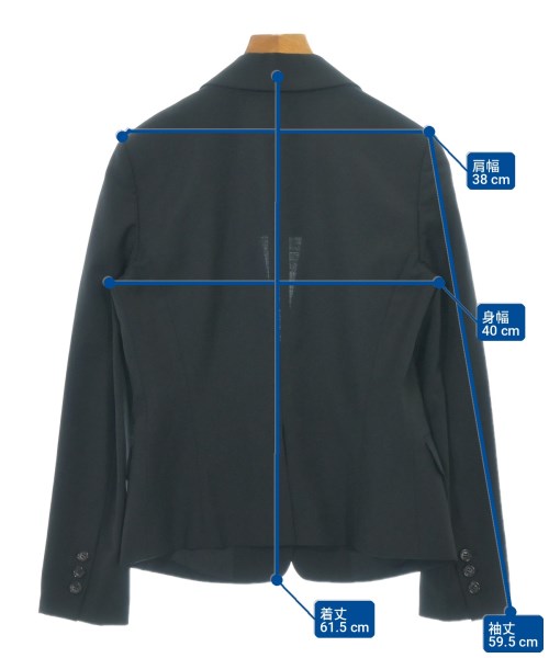 theory luxe（セオリーリュクス）ジャケット 黒 サイズ:40(M位) レディース/2200717916016
