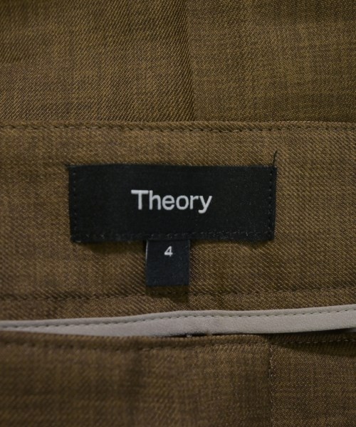 Theory（セオリー）スラックス 茶 サイズ:4(L位) レディース/2200718174057