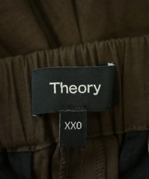 Theory（セオリー）スラックス 茶 サイズ:XX0(XXS位) レディース/2200718457044