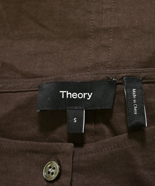 Theory（セオリー）ブラウス 茶 サイズ:S レディース/2200718737016