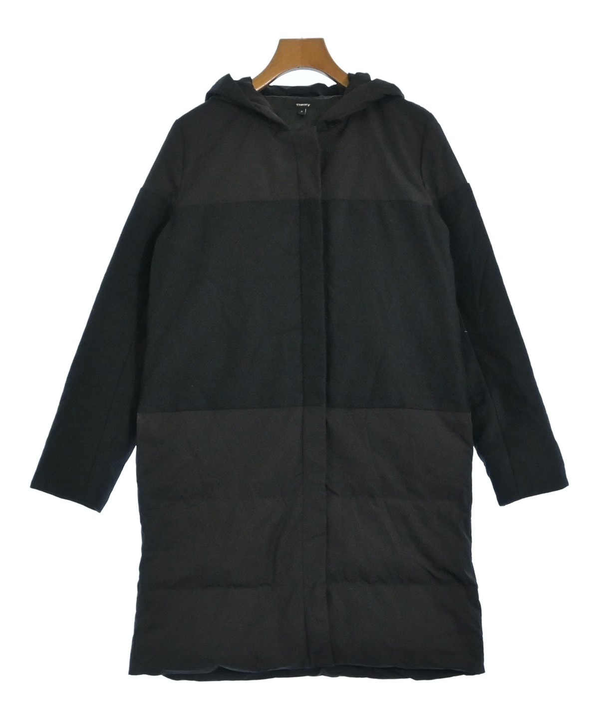 新品！Theory ダウン裏地 Theory（セオリー）ダウンコート 黒 サイズ:P(XS位) レディース