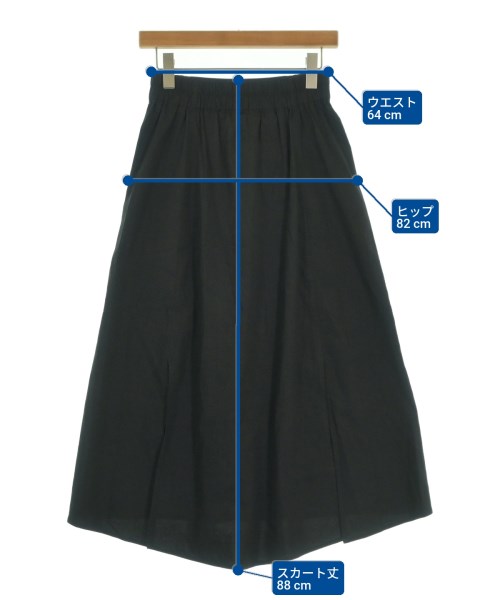 Theory（セオリー）ロング・マキシ丈スカート 黒 サイズ:P(XS位) レディース/2200643463141