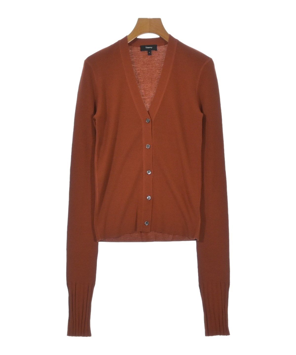 Theory（セオリー）カーディガン オレンジ サイズ:S レディース