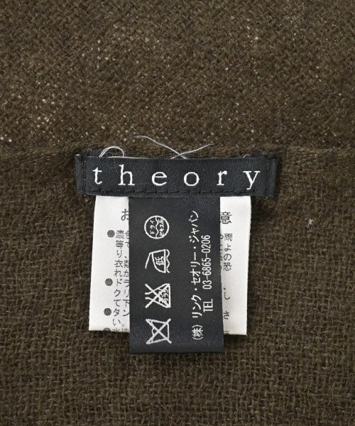 Theory（セオリー）マフラー 茶 サイズ:- レディース/2200632502363