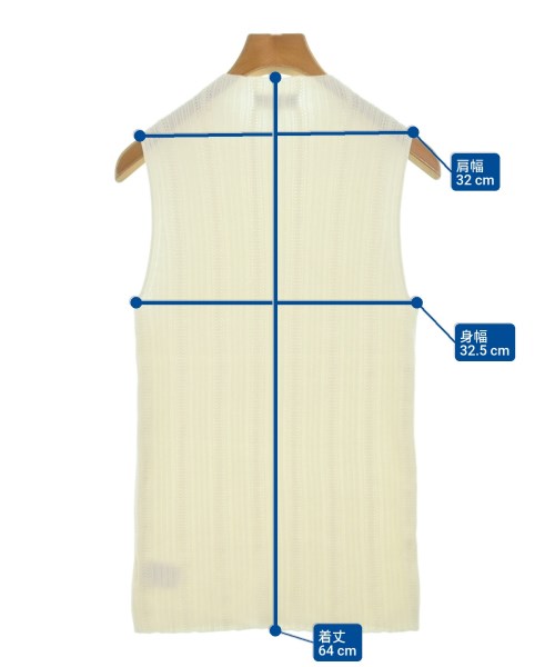 Theory（セオリー）ベスト/ノースリーブ 白 サイズ:S レディース/2200643719255