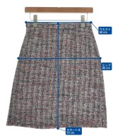 Theory（セオリー）ひざ丈スカート 赤 サイズ:0(S位) レディース/2200648048039