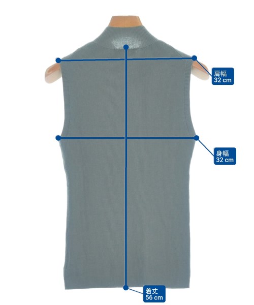 Theory（セオリー）ベスト/ノースリーブ グレー サイズ:S レディース/2200637350044