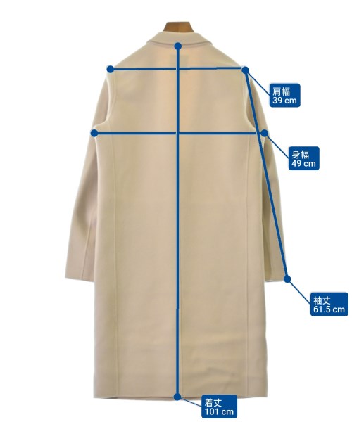 Theory（セオリー）チェスターコート ピンク サイズ:S レディース/2200642853011