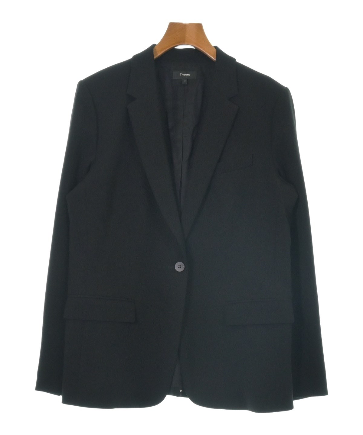 Theory（セオリー）テーラードジャケット 黒 サイズ:10(XL位