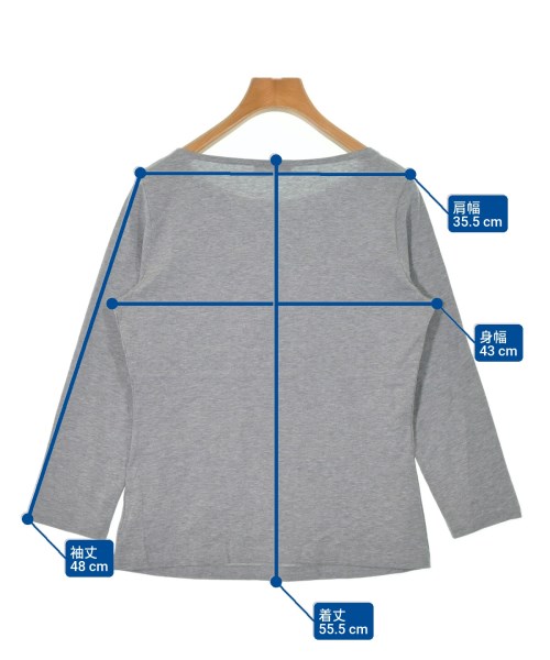 Theory（セオリー）Tシャツ・カットソー グレー サイズ:S レディース/2200646857084