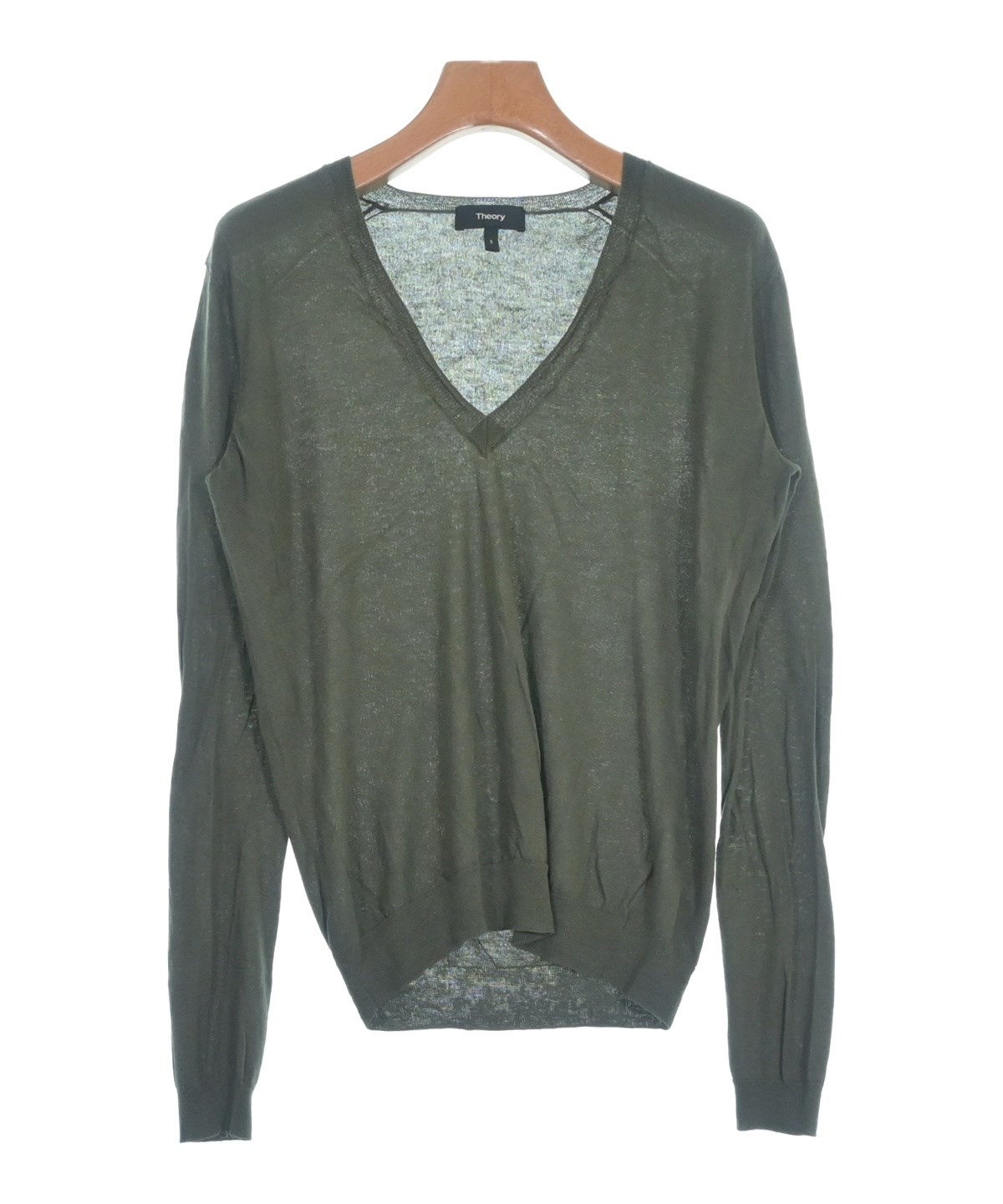 Theory カーキーニット Theory（セオリー）ニット・セーター カーキ