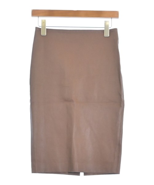 Theory(セオリー)ひざ丈スカート 茶 サイズ:0(S位)/2200629103108