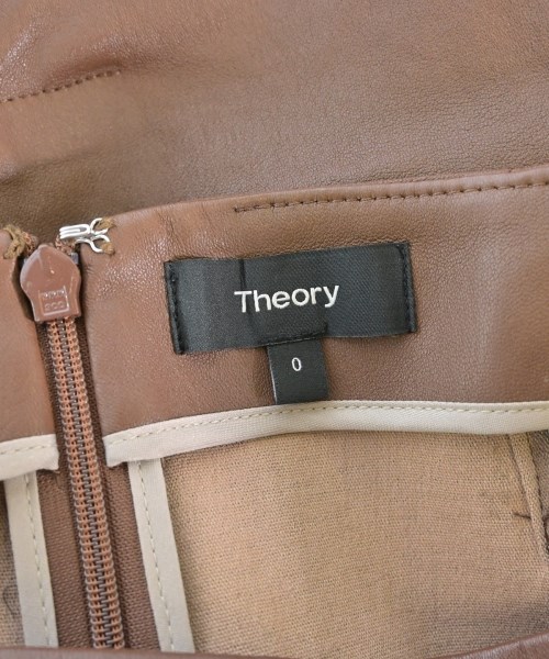 Theory（セオリー）ひざ丈スカート 茶 サイズ:0(S位) レディース/2200629103108