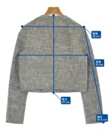 Theory（セオリー）ノーカラージャケット グレー サイズ:00(XS位) レディース/2200649439041