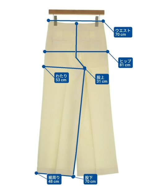 Theory（セオリー）スラックス 白 サイズ:0(S位) レディース/2200640824013