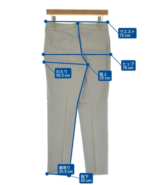 Theory（セオリー）クロップドパンツ グレー サイズ:0(S位) レディース/2200640824020