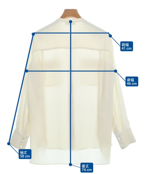 Theory（セオリー）カジュアルシャツ 白 サイズ:S レディース/2200640824150
