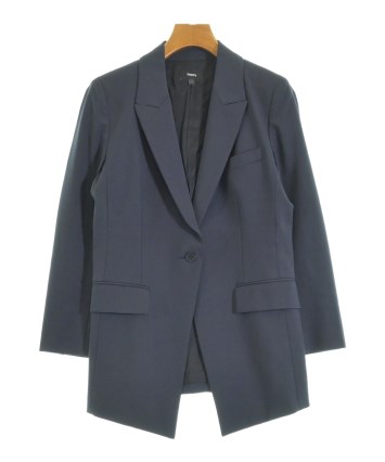 Theory（セオリー）テーラードジャケット 紺 サイズ:2(M位) レディース