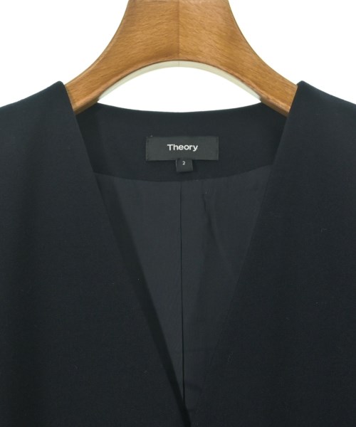 Theory（セオリー）ノーカラージャケット 黒 サイズ:2(M位) レディース/2200650612037