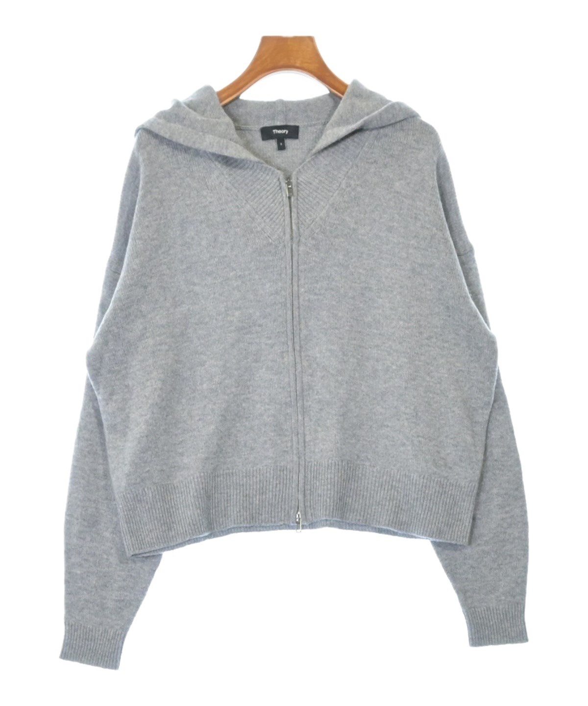 Theory セオリー カーディガン 【S】ウール カシミヤ グレー Theory（セオリー）カーディガン グレー サイズ:S レディース