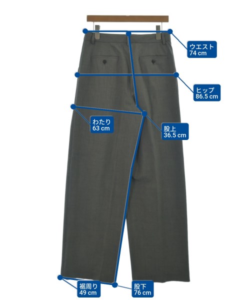 Theory（セオリー）スラックス グレー サイズ:4(L位) レディース/2200650737266