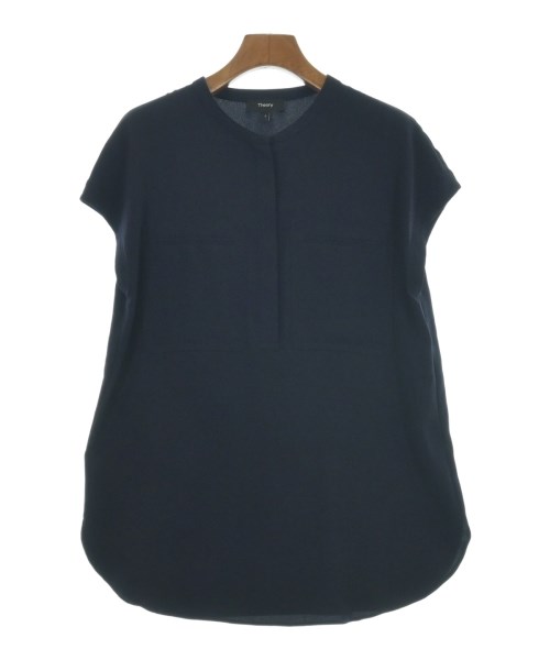 Theory(セオリー)ブラウス 紺 サイズ:S/2200647620038