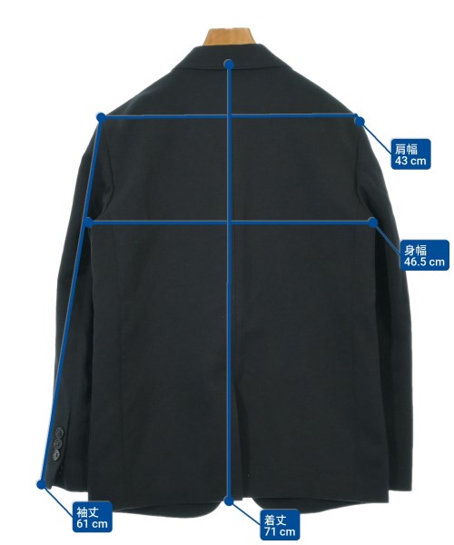 Theory（セオリー）テーラードジャケット 黒 サイズ:2(M位) レディース/2200629274266