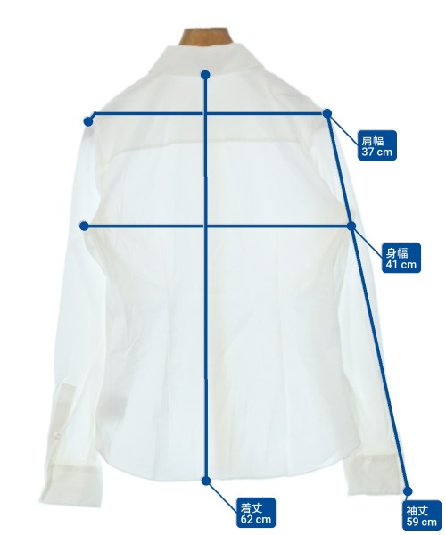 Theory（セオリー）カジュアルシャツ 白 サイズ:S レディース/2200644283083