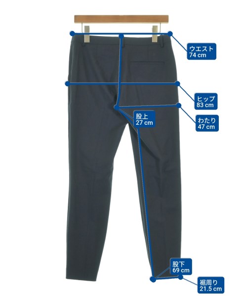 Theory（セオリー）スラックス 紺 サイズ:2(M位) レディース/2200644283113