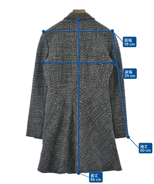 Theory（セオリー）ピーコート 黒 サイズ:0(S位) レディース/2200649059010