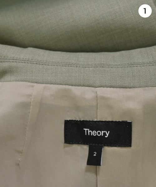Theory（セオリー）テーラードジャケット カーキ サイズ:2(M位) レディース/2200701665012